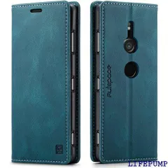SENNWAK Xperia XZ3 ケース 手帳型 ース XZ3 携帯ケース ソニー エクスぺリア XZ3 手帳型ケース CASE softbank doo エクスぺリアXZ3 ケース ドコモ カバー RFID磁気防止 スキミング防止 ターコイズ 793