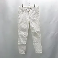 ◇ Θ SOMETHING サムシング ストレッチ スキニーパンツ サイズXS ホワイト レディース E  【1502180064265】
