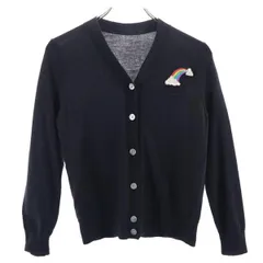 マークジェイコブス ウール100％ ニット カーディガン ブラック系 MARC JACOBS レインボー レディース 【中古】  【230916】 メール便可のサムネイル