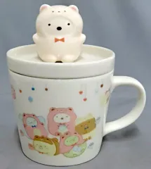 【中古】食器 しろくま おうちでくまカフェ フィギュア付き小皿＆マグカップセット 「すみっコぐらし」