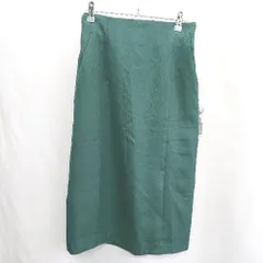 ◇ ⊇ ◎●未使用● ROPE PICNIC バックウエストゴム 膝下丈 タイト スカート サイズ38 ダークグリーン レディース E  【1501230029919】