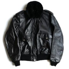【美品】SCHOTT【184SM/type G-1 レザー フライト ジャケット】40 アメリカ製 ブラック ショット 25070370
