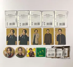 【まとめ売り】 舞台 タメ劇 トモキ やっちん ノブ カード ステッカー 缶バッジ 8点セット