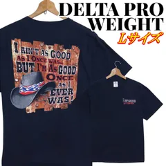 DELTA PRO WEIGHT デルタプロウェイト マルチカラー バックデカプリント Tシャツ Lサイズ ブラック