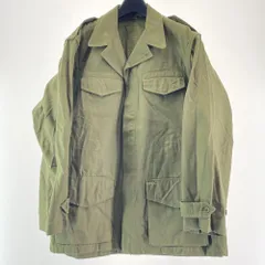 【中古】40s フランス軍 M-47 フィールドジャケット サイズ46 カーキ[17]