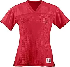 Augusta スポーツウェア　レディース　ジュニアフィットレプリカ　フットボールTシャツ M レッド