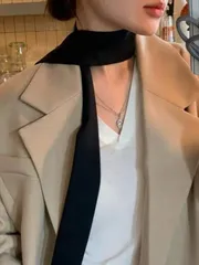 アクセサリー レディース スカーフ 1個 カジュアル 無地エレガントスカーフ、新作春秋ファッションバンダナ、レディース多目的ウエストバンド、ヘアバンド、ヘッドラップ