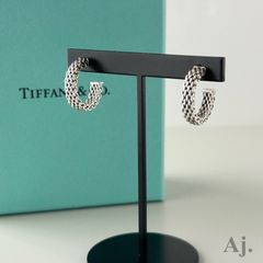 ティファニー TIFFANY&CO サマセット フープ ピアス SV925 - メルカリ