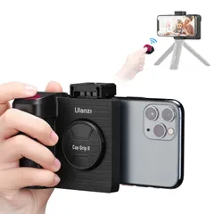 【数量限定】Androidに対応 iPhone 自撮り棒 三脚 一脚 1/4インチネジ 動画を撮る 写真 旅行 コールドシュー付き 取付可能 化粧鏡付き 人間工学設計 三脚用 Bluetoothリモコン付き スマホグリップ 最新型 スマートフォンホルダー Ulのサムネイル