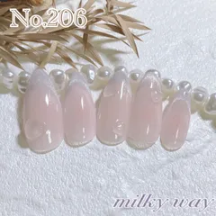 No.206 チークマグネットフレンチ ❁︎ UVカラーチェンジハートピンク