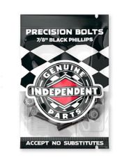 インディペンデントビスブラック7/8インチ　スケボービス　スケートボードビス　トラックビス (INDEPENDENT) スケート ハードウエア ビス ナット