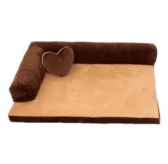 【新着商品】ベッド ペット 洗える ソファー モコモコ クッション スクエア 安眠 ベッド 犬 猫 Mofech 寝台 四季通用 マット ぐっすり眠る 休憩所 かわいい 寝床 コーヒー S