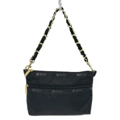 レスポートサック スパンコール黒ショルダーバッグ LeSportsac