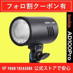 【1年保証付】Godox ゴドックス AD100Pro 100Ws 5800±200K ラウンドヘッドモノライト TTL 1/8000 HSS 2.4G フラッシュ ストロボ ライト 日本語説明書