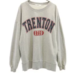 niko and... ニコアンド カレッジ 長袖 スウェット トレーナー 4 グレー レディース 古着