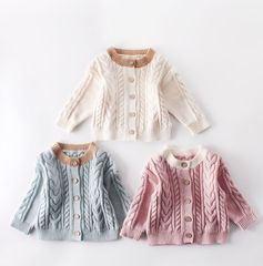 ＊ 韓国子供服 ＊ざっくり ニット カーディガン  ニットカーディガン 80