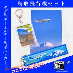 数量限定【鳥取飛行機セットA】フライトタグ キーホルダー (各1個+Pカード付) 青組 お土産 繊細刺繍 タグ キーホルダー エアバス Airbus 321 エアライン 機体 旅行 飛行機 ANA 全日空 航空 グッズ 送料無料 FlightTags JPN