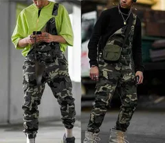 オーバーオール メンズ サロペット ロングパンツ オールインワン 迷彩 春夏秋 パンツ 長ズボン 2021 新作#mjsho20662