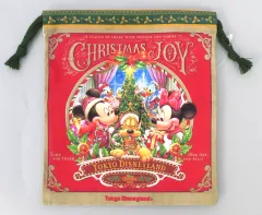 【中古】バッグ キービジュアル 巾着 「ディズニー・クリスマス2021」 東京ディズニーランド限定