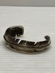 専用品・SAAD・ゴールドラインフェザー925バングル・裏燻し希少 専用品・SAAD・ゴールドラインフェザー925バングル・裏燻し希少