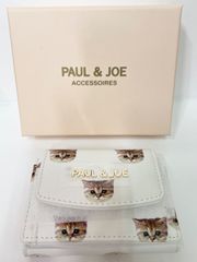 【倉吉店】PAUL&JOE　ポールアンドジョーアクセソワ   三つ折り財布  ヌネット合皮総柄  PJA-W873 【124-0851】