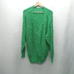 ◇ ⊇ forksy. フォルクシー 長袖 カーディガン サイズF グリーン レディース E  【1501230004350】のサムネイル