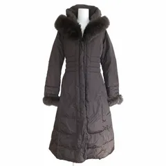 モンクレール MONCLER 茶タグ ダウンコート ダウンジャケット ファー ブラウン 1 約Mサイズ 49380-90-68964のサムネイル