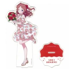 [중고] 아크릴 스탠드 아크릴 패널 하나미 사키 시즌 빅 아크릴 스탠드 [학원 아이돌 마스터 × SWEETS PARADISE 제 3 탄]