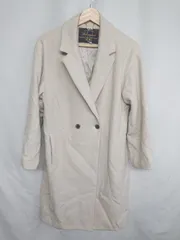 ◇ ⊇ SLOBE IENA スローブ イエナ ウール混合 長袖 ロングコート サイズ38 ベージュ レディース E  【1409240044437】