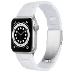[Daturus] Apple Watch 樹脂ベルト ステンレス留め金 互換Apple Watch series9/8/SE/Ultra/7/6/5/4/3/2/1 サイズ42mm/44mm/45mm/49mm アップルウォッチバンド ファッション/カジュア