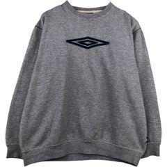 00s好配色!美品】アンブロ×アイルランド代表スウェット L 灰×白 