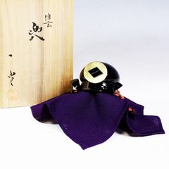 加藤一冑作 ミニチュア 兜 武田信玄 日の丸武田菱紋兜