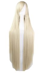 【在庫処分】100cm コスチューム用小物 (ゴールド) セット ウィッグネット ウィッグ スーパーロングストレート