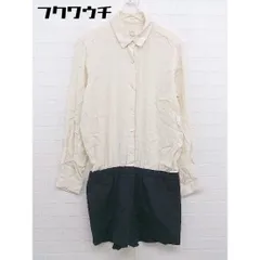 ◇ Plage プラージュ 長袖 オールインワン アイボリー ブラック系 レディース  【1109060011045】のサムネイル
