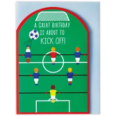 新品 ホールマーク カード バースデーカード テーブルサッカー 833633