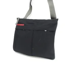 PRADA / プラダ ■スポーツ　クロスボディ　ショルダーバッグ　ナイロン　ブラック 4VA311 【バッグ/バック/BAG/鞄/カバン】 ブランド【中古】 