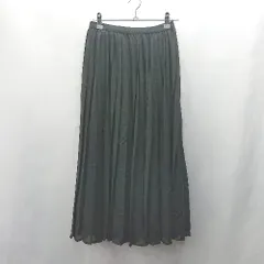◇ Θ◎●未使用● UNIQLO ユニクロ シフォン ロング プリーツ スカート サイズS ブラック レディース E  【1503050023078】