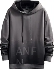 パーカー メンズ 長袖 春服 秋服 グラデーション パーカー おしゃれ プルオーバー 秋冬 ゆったり フード付き おしゃれ スウェット プルオーバー YDYI238
