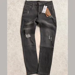 【数量限定】メンズスキニーパンツ カジュアル スキニーデニム 灰色 グレー ダメージデニム ストレッチスキニーパンツ