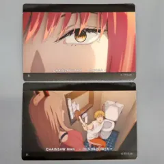 【中古】シール・ステッカー デンジ＆パワー/マキマ 「チェンソーマン ダイカットステッカーセット」