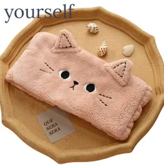 ヘアバンド　サンゴフリース　猫耳　かわいい　やわらかい　ふわふわ　送料無料