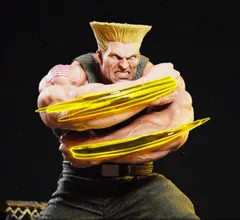 ガレージキット　フィギュア　ストリートファイター　ガイル　1/8 アクションモデル　20cmのサムネイル