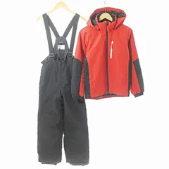 ファブリス FRBLICE スノーウェア上下セット スキーウェア スノボ ジャケット パンツ 160 赤 FA-6J45002T 0414