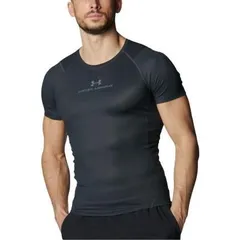 【新品】【SMサイズのみ】UNDER　ARMOUR（アンダー アーマー）UAアイソチル ベント コンプレッション ショートスリーブ シャツ メンズ トレーニング シャツ ティーシャツ　アンスラサイト　6001532-016