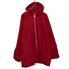 champion ナイロン ジャケット チャンピオン M レッド 80s フルジップ 古着卸 アメリカ仕入 a609-7279