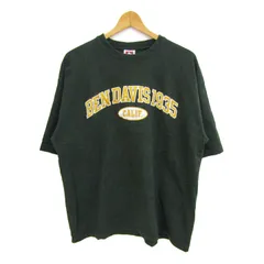 ベンデイビス 半袖Ｔシャツ トップス ロゴT コットン メンズ Lサイズ グリーン BEN DAVIS 【中古】