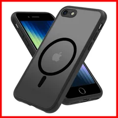 iPhone SE 第3世代 第2世代 ケース 半透明 MagSafe対応 iPhone8 ケース マグネット搭載 iPhone7 ケース カバー 米軍MIL規格 耐衝撃 マット感 黄ばみなし ストラップホール付き マグセーフ対応 ワイアレス充電対応 PinL