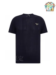 【今日WTO】Prada 三角標識 丸首ニット半袖 T-GL80