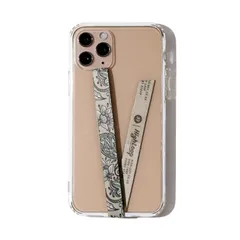 [highloop] 【ハイループ フォンストラップ スマホケース ハンドストラップ フィンガーストラップ 落下防止 ワイヤレス充電対応 phonestrap (original) (83.ペイズリーカーキ)