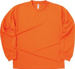 00304-ALT/glimmer 4.4オンス ドライロングスリーブTシャツ/オレンジ